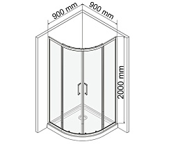 WasserKRAFT Душевой уголок Main 41S01 – фотография-4